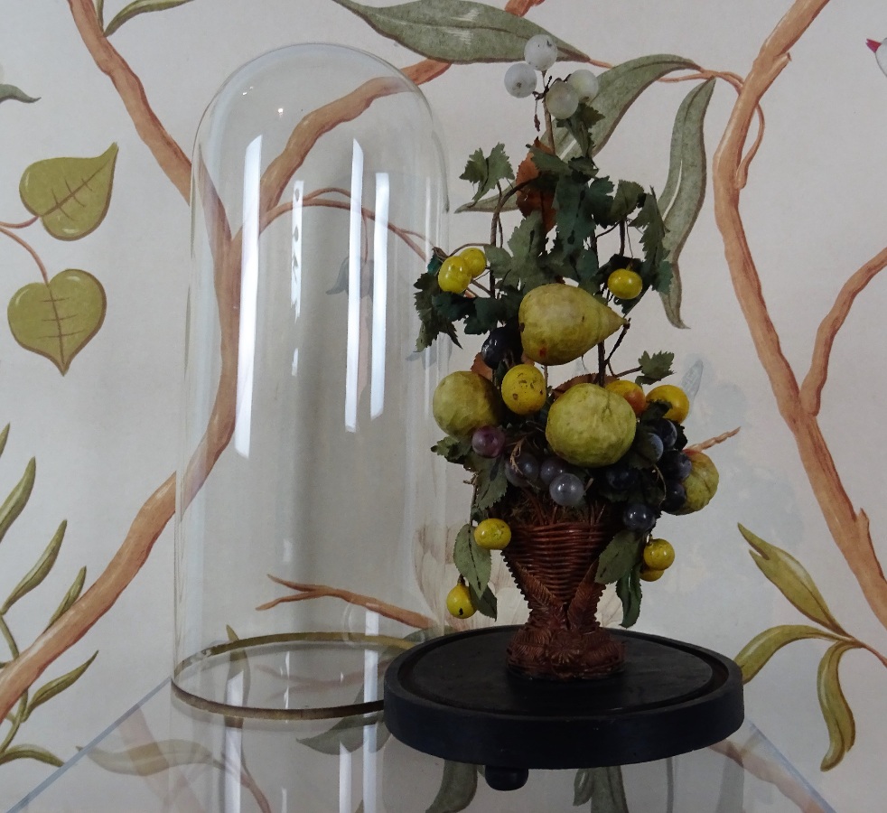 Victorian Still Life of Fruits under a glass Dome (14).JPG